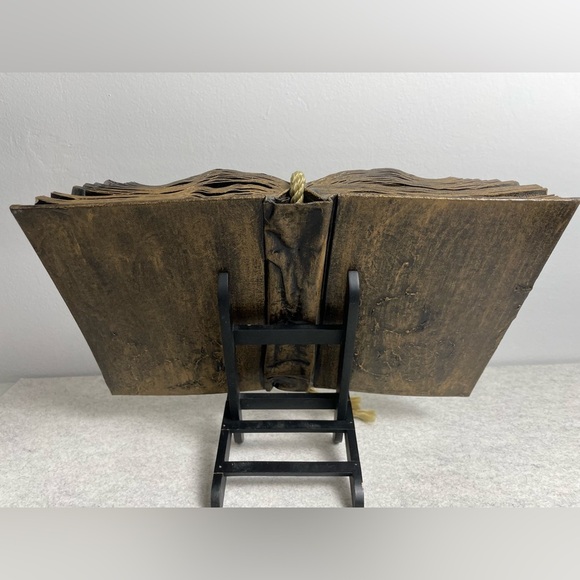 Decorative Ten Commandments Book with Lamp Design - Picture 7 of 14